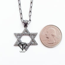 Load image into Gallery viewer, Pave Diamond Star Pendant - CraftToCart
