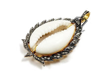 Load image into Gallery viewer, Cowrie Pendant, Pave Diamond Cowrie Pendant
