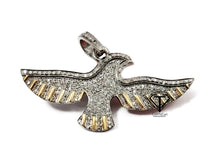 Load image into Gallery viewer, Pave Diamond Flying Bird Pendant - CraftToCart
