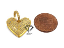 Load image into Gallery viewer, Pave Diamond Heart Pendant - CraftToCart
