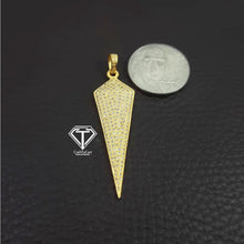 Load image into Gallery viewer, Pave Diamond Arrowhead Pendant, Diamond Findings - CraftToCart
