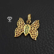 Load image into Gallery viewer, Pave Diamond Butterfly Pendant
