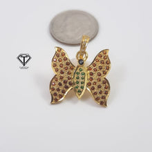 Load image into Gallery viewer, Pave Diamond Butterfly Pendant
