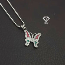 Load image into Gallery viewer, Pave Diamond Butterfly Pendant
