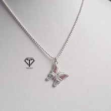 Load image into Gallery viewer, Pave Diamond Butterfly Pendant
