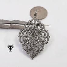 Load image into Gallery viewer, Pave Diamond Unique Design Pendant
