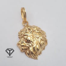 Load image into Gallery viewer, Pave Diamond Lion Pendant, 925 Sterling Silver Lion Charm Pendant, Jewelry Findings, Handmade Jewelry
