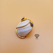 Load image into Gallery viewer, Pave Unique Sea Shell Pendant, 925 Sterling Silver, Pave Diamond Jewelry, Handmade Jewelry
