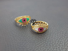 Load image into Gallery viewer, Evil Eye Enamel Ring, Beautiful Eye Enamel Ring - CraftToCart
