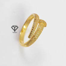 Load image into Gallery viewer, Pave Diamond Unique Style Ring, Beautiful Rosecut Diamond Ring, Pave Diamond Jewelry
