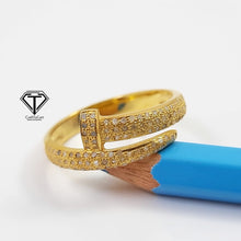 Load image into Gallery viewer, Pave Diamond Unique Style Ring, Beautiful Rosecut Diamond Ring, Pave Diamond Jewelry
