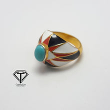 Load image into Gallery viewer, Enamel Ring, Beautiful Minimalist Enamel Ring
