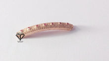 Load image into Gallery viewer, Pave Diamond tube beads with Ruby - CraftToCart
