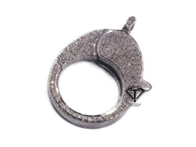 Load image into Gallery viewer, Pave Diamond Clasp, Diamond Lock - CraftToCart
