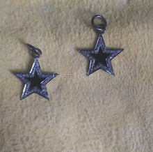 Load and play video in Gallery viewer, Pave Diamond Enamel Star Pendant
